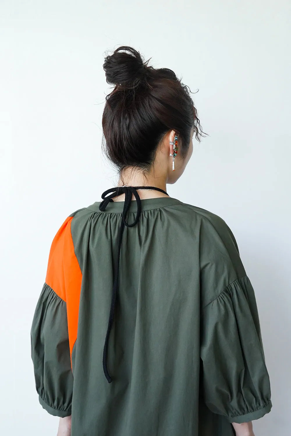 【LILA n' citta】配色ワンピース