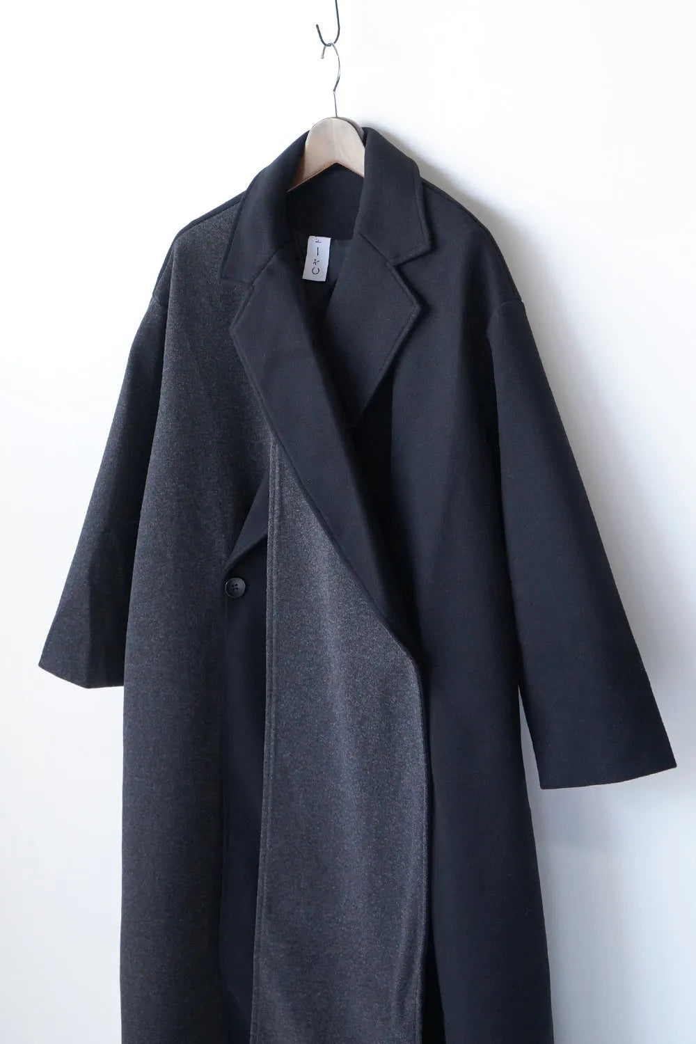 バイカラーテーラードコート