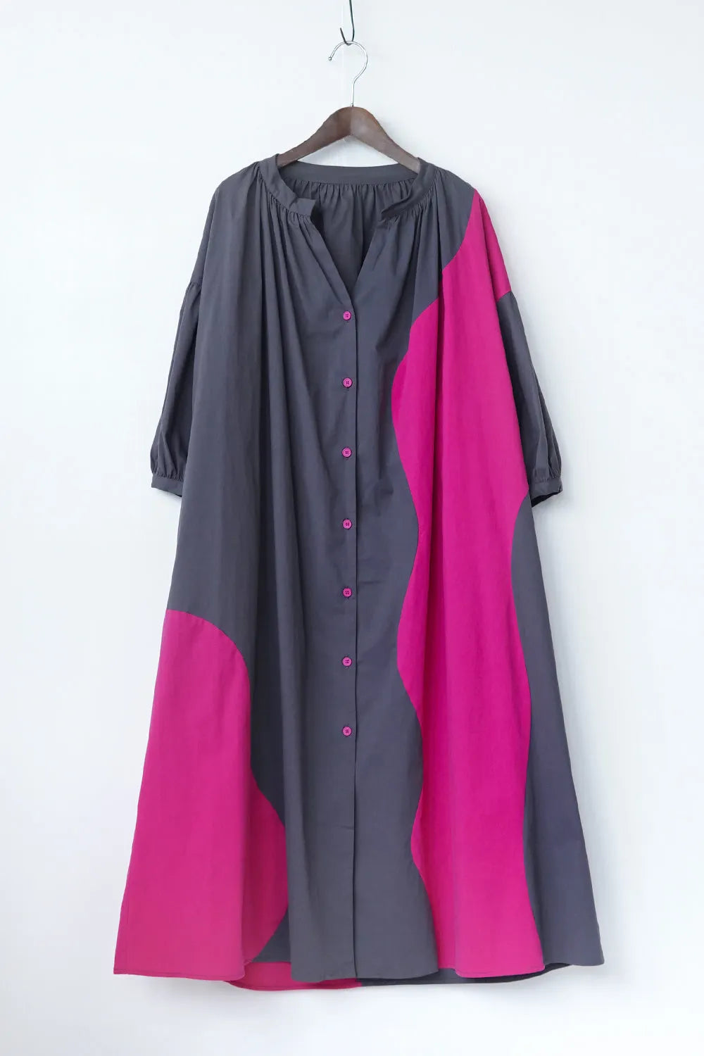 【LILA n' citta】配色ワンピース