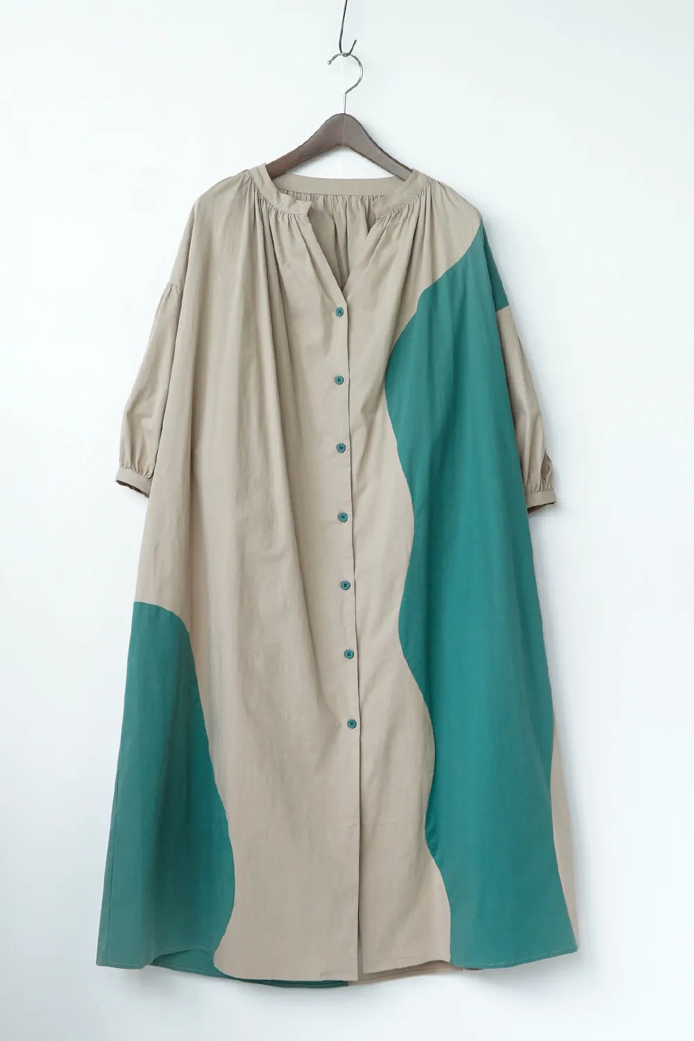 【LILA n' citta】配色ワンピース