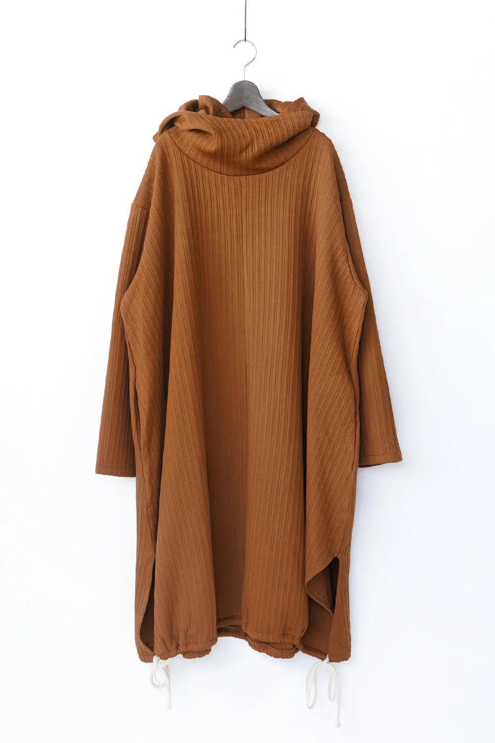 ハイネックフードビッグパーカワンピース
