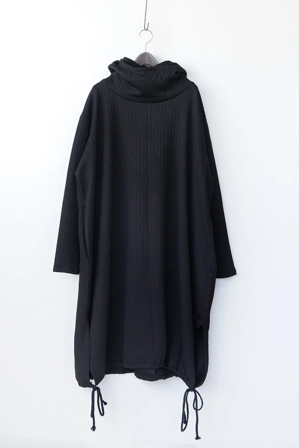 ハイネックフードビッグパーカワンピース