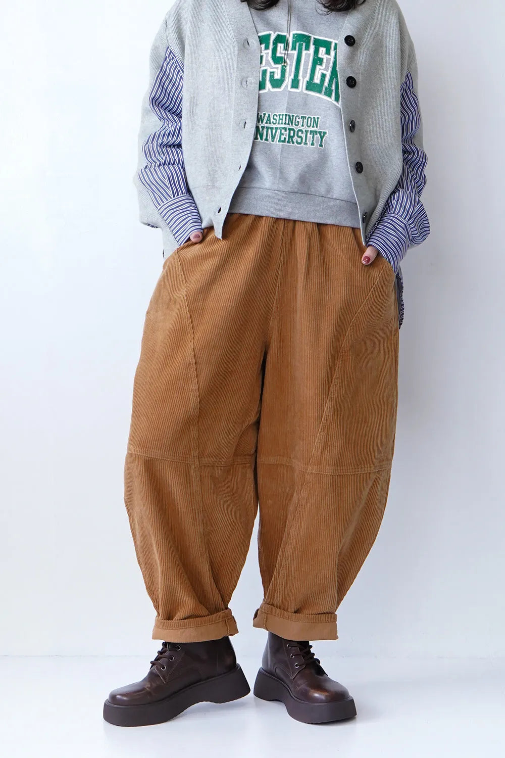 コーデュロイボールパンツ