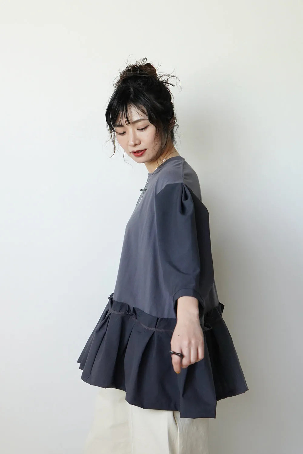 【nunuforme 】チェンジフリルTee