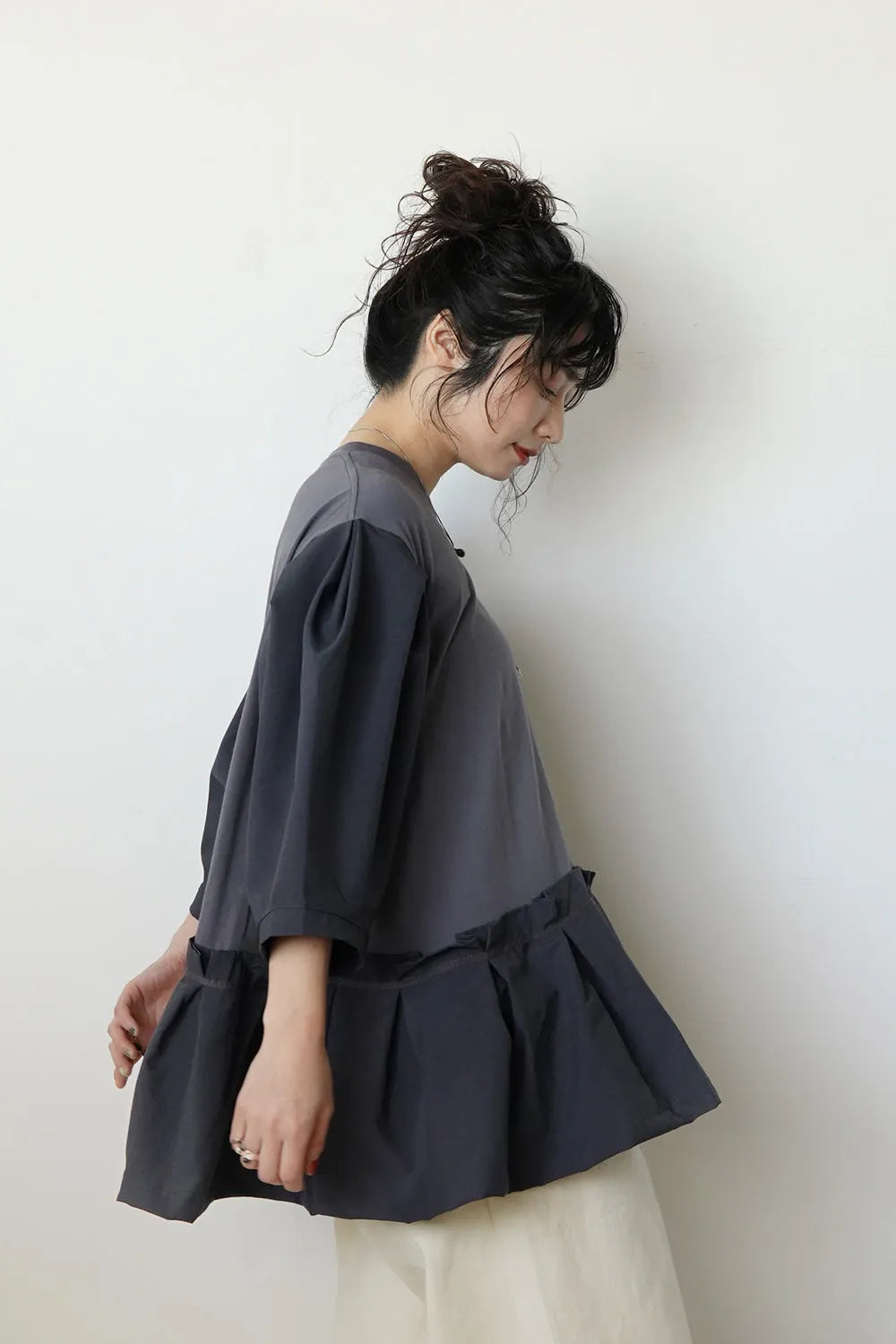 【nunuforme 】チェンジフリルTee