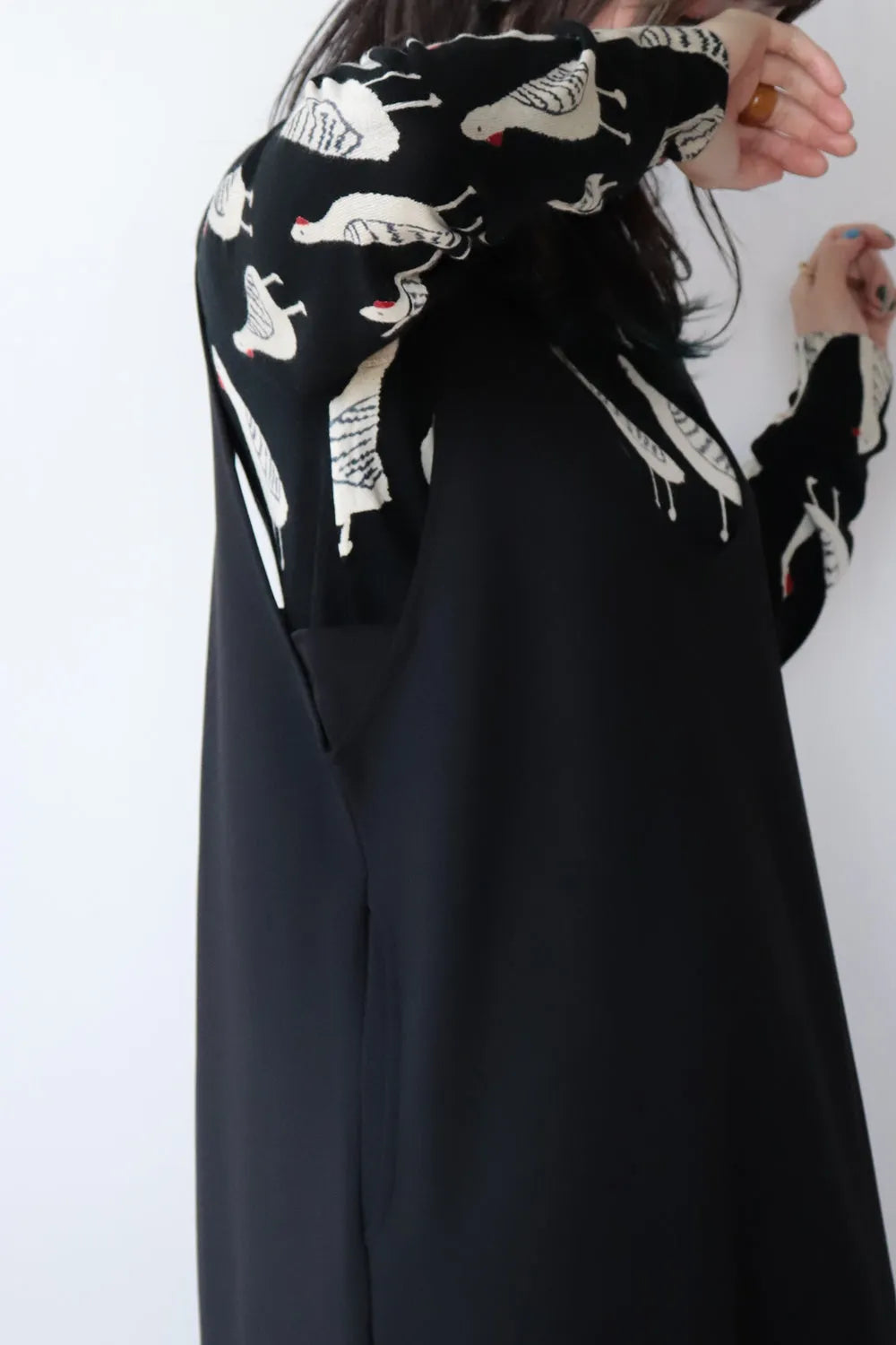 スカラップ切替ジャンパースカート