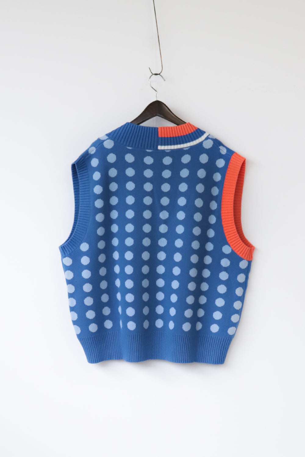 kolor ニットベスト size1 ドット×オレンジラインニットベスト – LILA & CITTA ONLINE SHOP