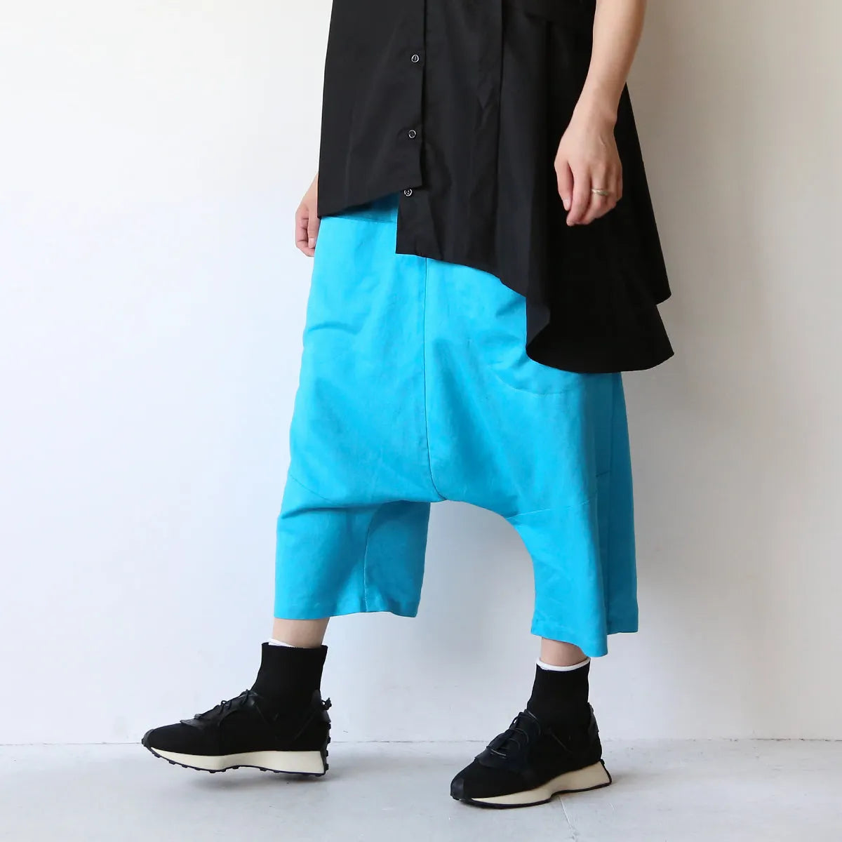 【LILA n’ citta】リネンサルエルパンツ