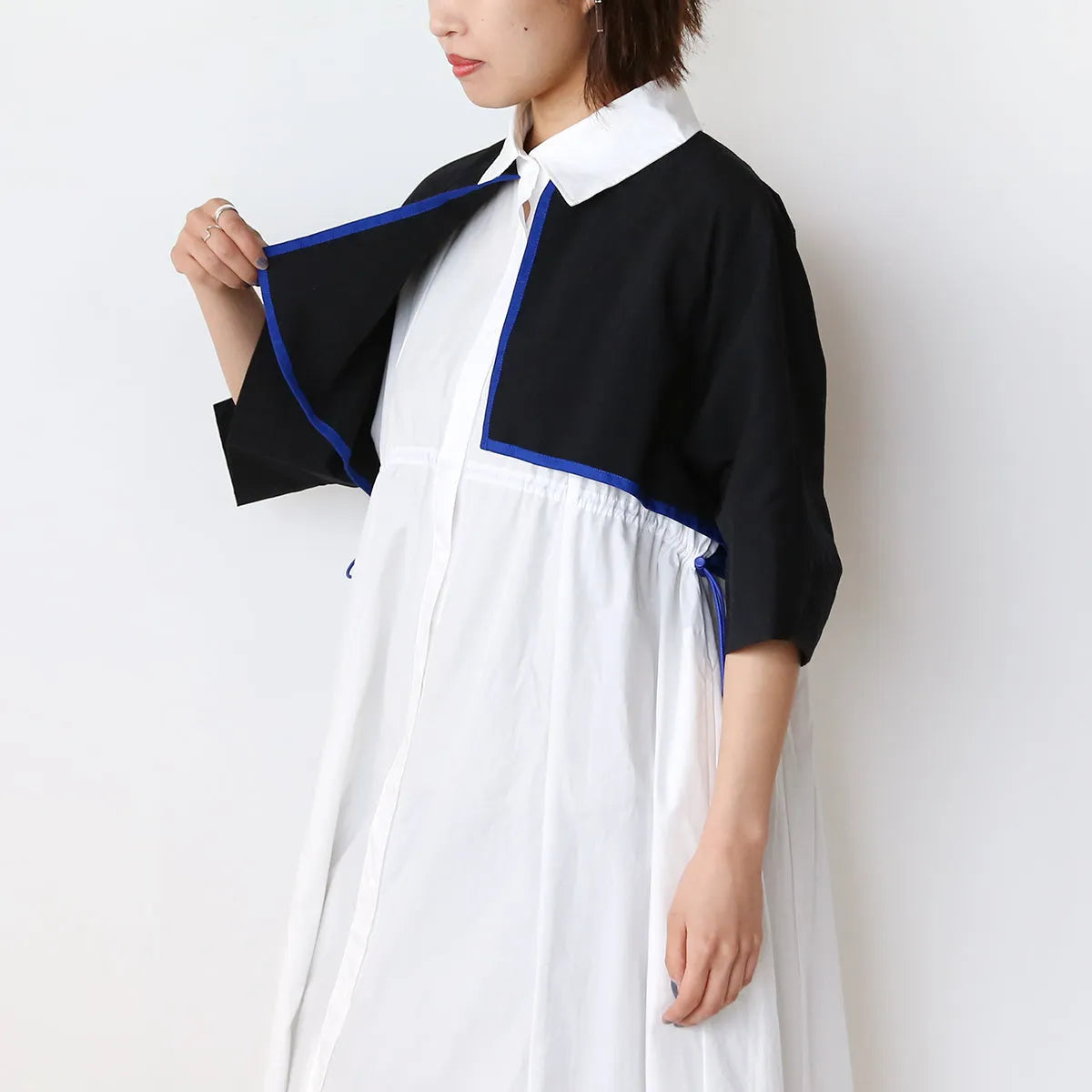 【nunuforme】ドロストレイヤードワンピース