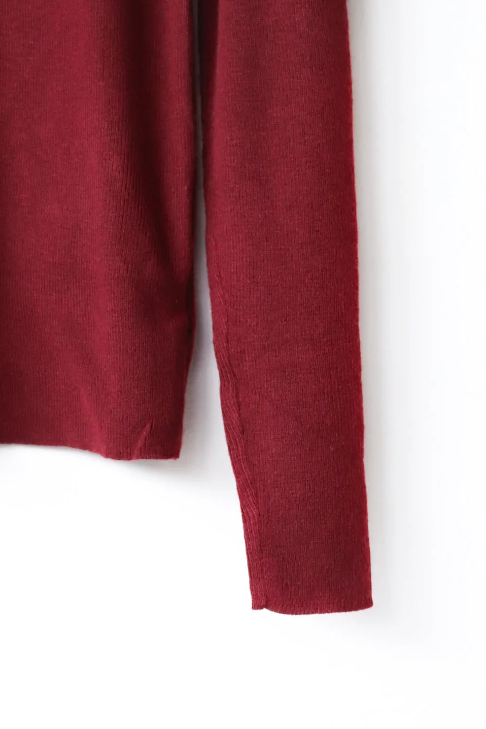 ホワイトライン配色ニットソー