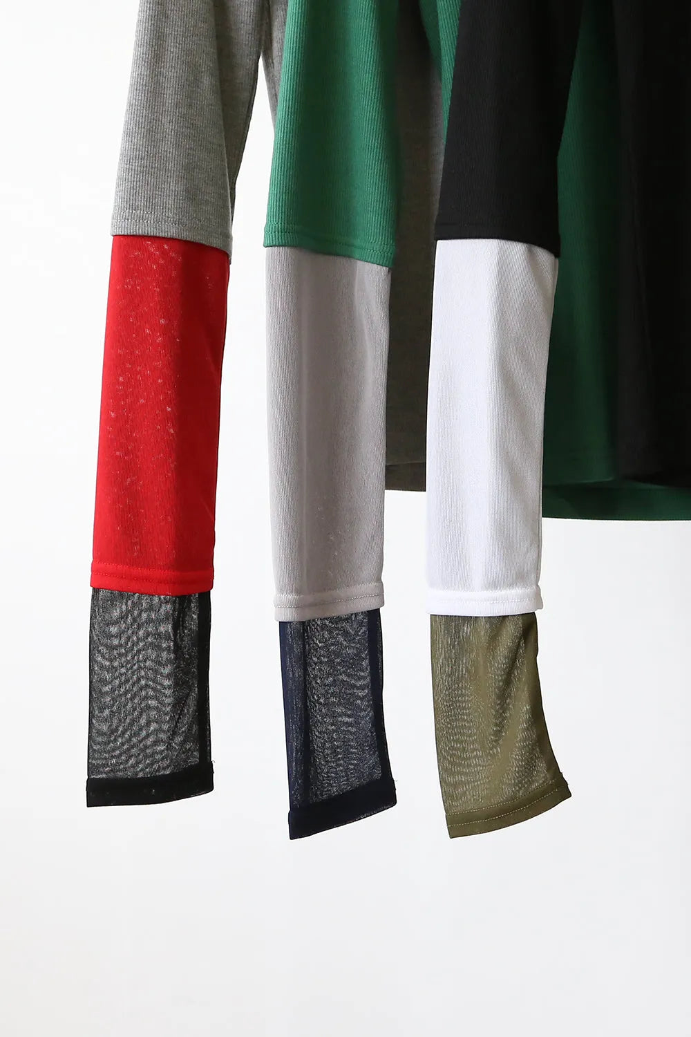 【MICALLE MICALLE】アシメシアースリーブカットソー