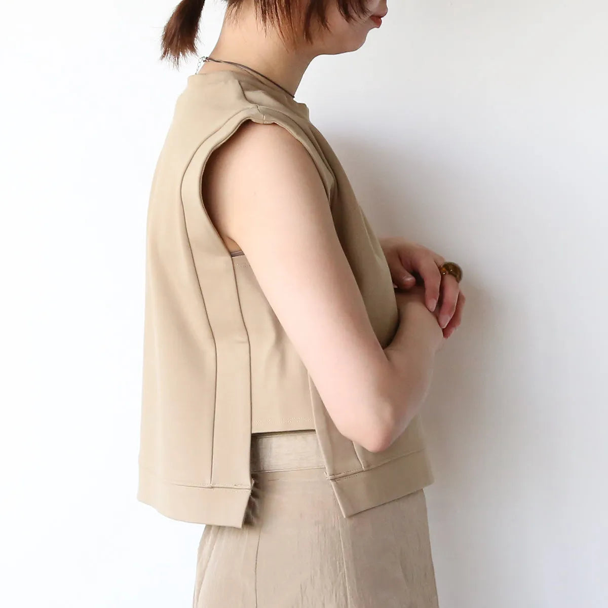 【CIEL’AIR】FRENCH SLEEVE CUT TOPS