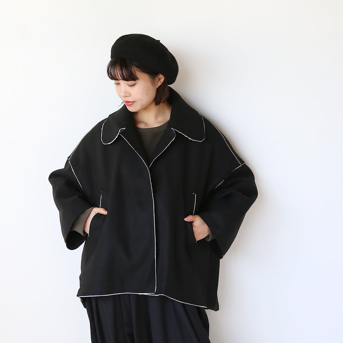 バイ素材コート Lilia ☆ PAUL KA バイ素材コート Lilia ☆ PAUL KA (Paule Ka/コート) 99945696