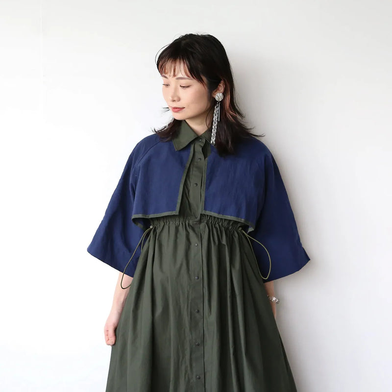 【nunuforme】ドロストレイヤードワンピース