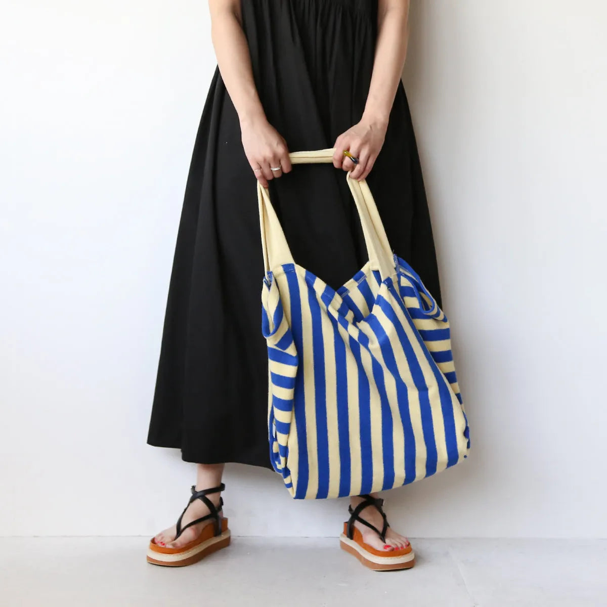 ストライプ×ボーダーサマーバッグ