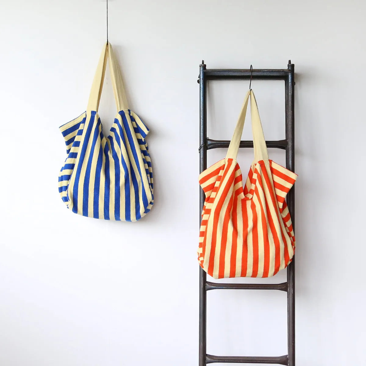 ストライプ×ボーダーサマーバッグ