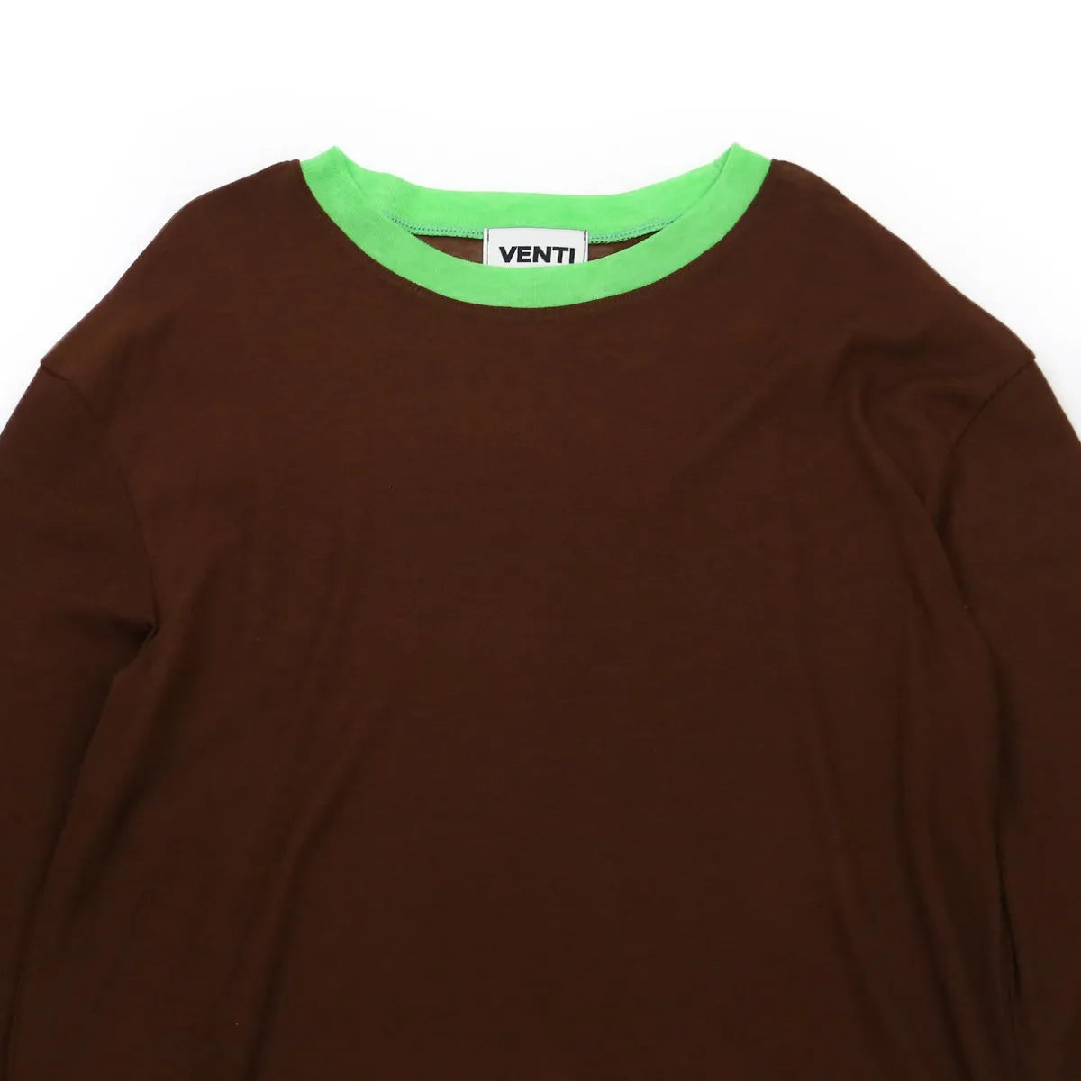 配色切替薄手カットソー