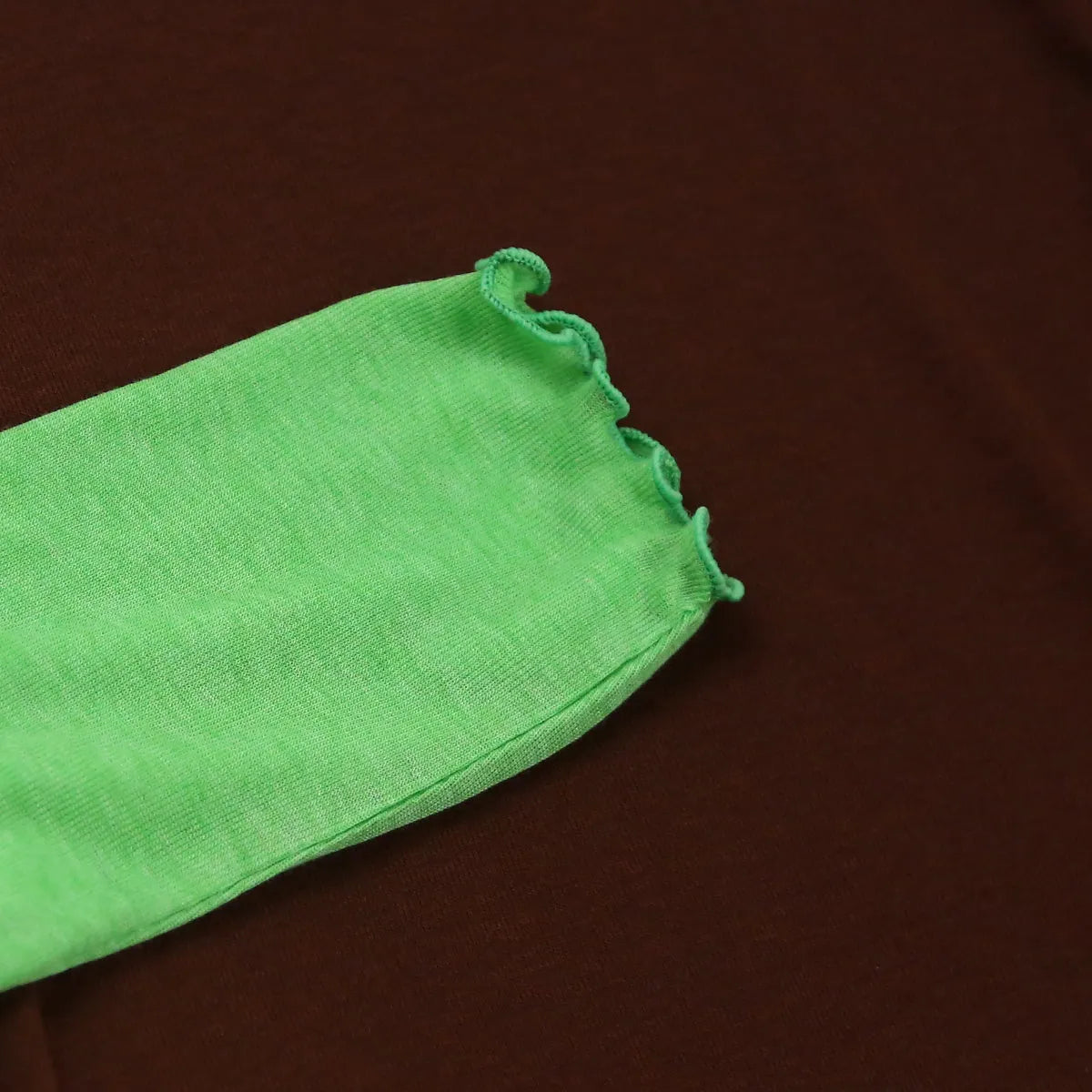 配色切替薄手カットソー