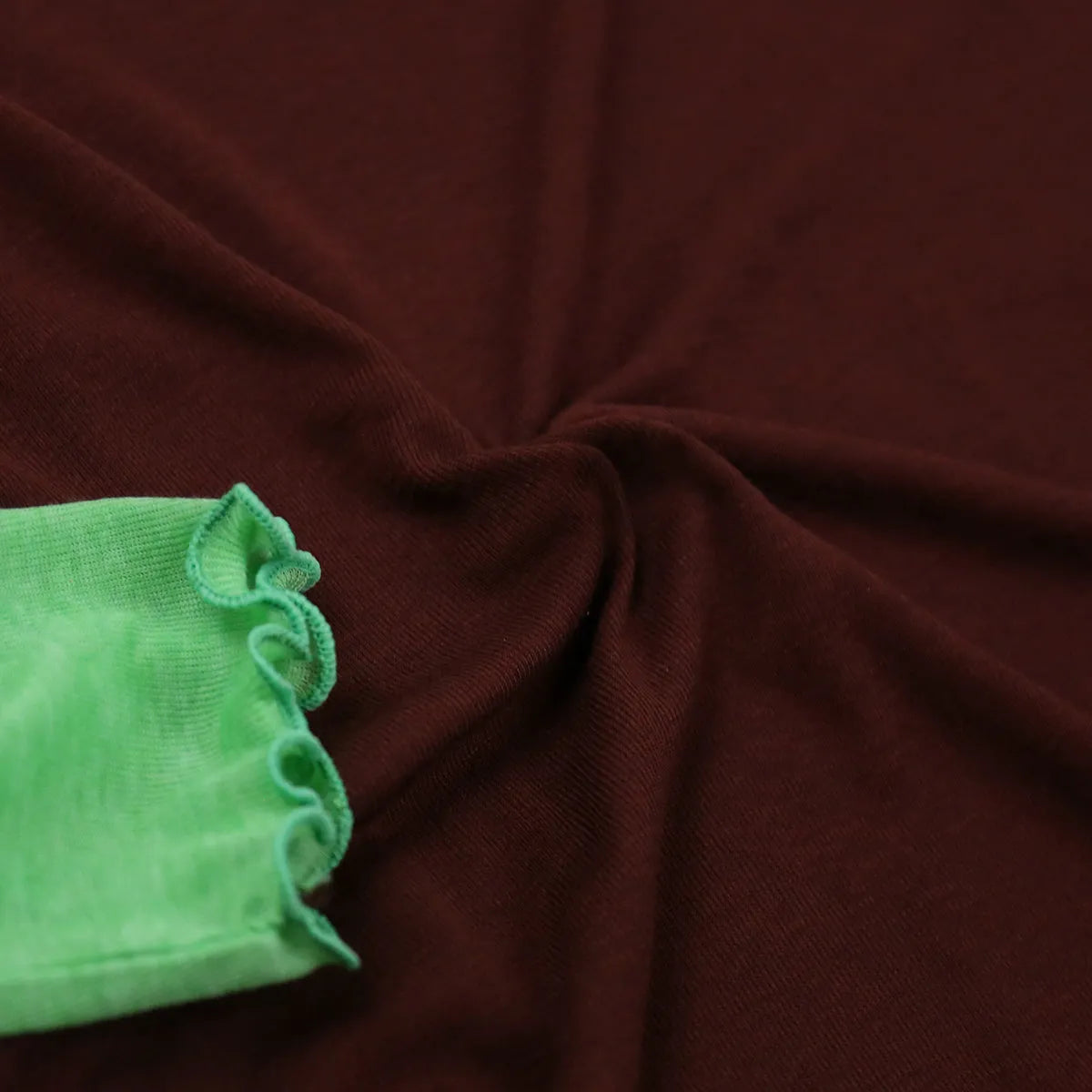 配色切替薄手カットソー