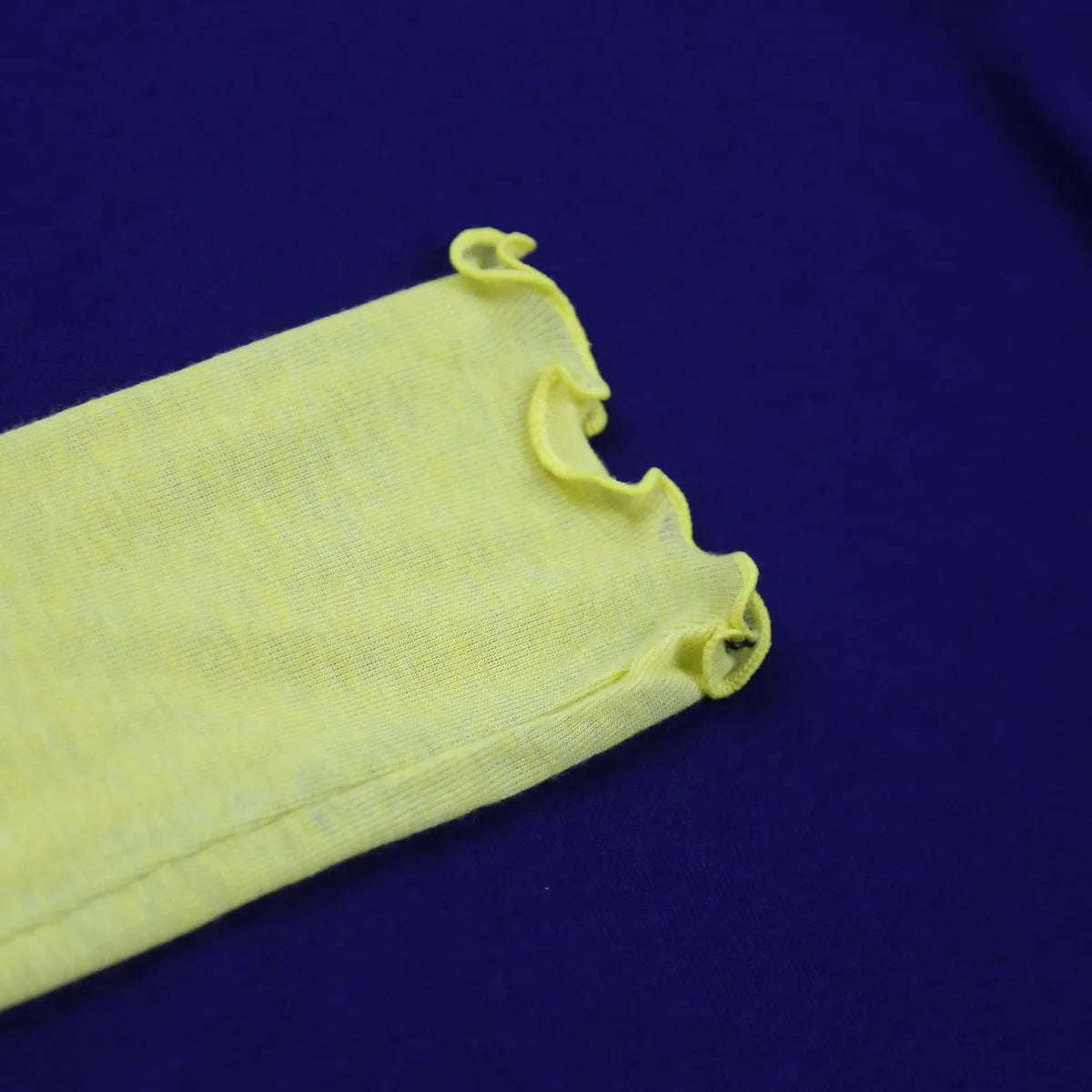 配色切替薄手カットソー