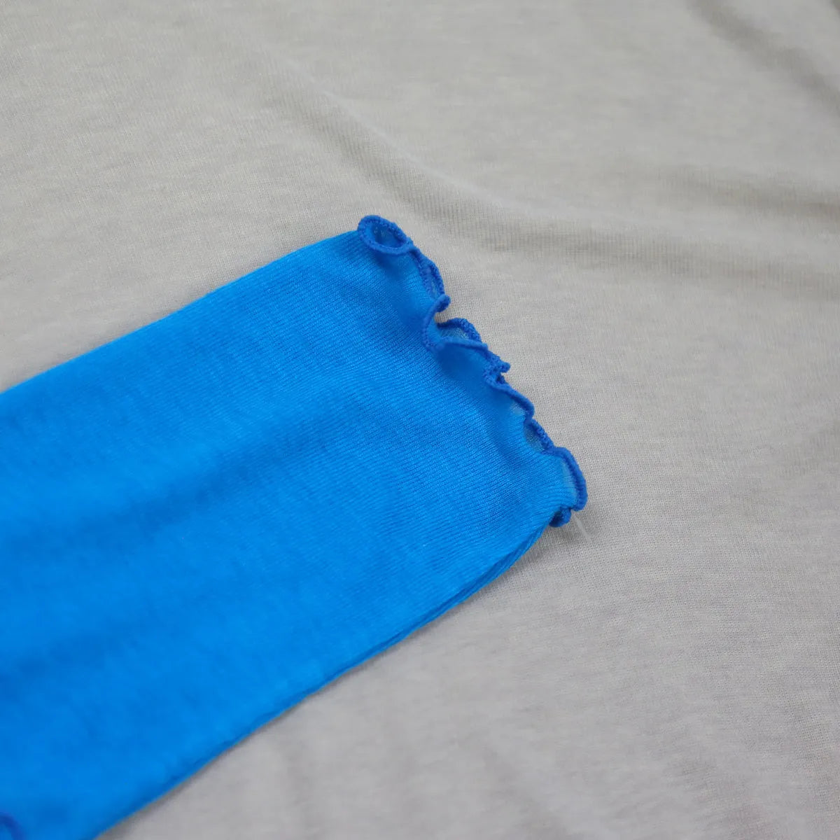 配色切替薄手カットソー