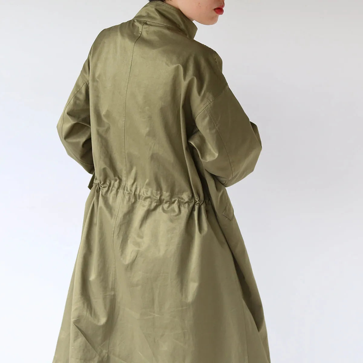 【LILA n’ citta】バイカラーフィッシュテールコート