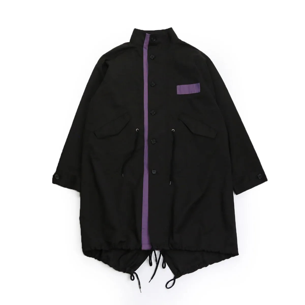 【LILA n’ citta】バイカラーフィッシュテールコート