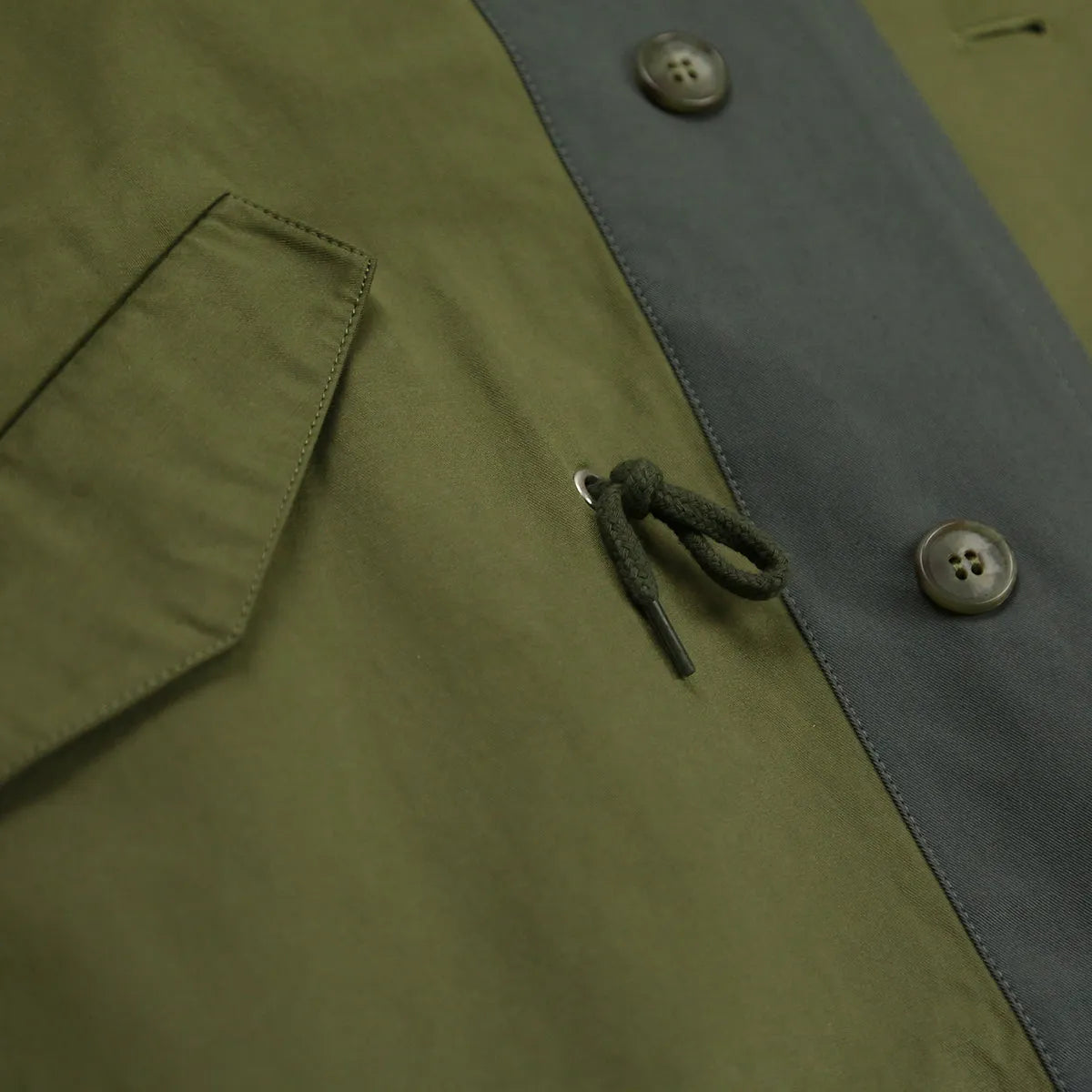 【LILA n’ citta】バイカラーフィッシュテールコート