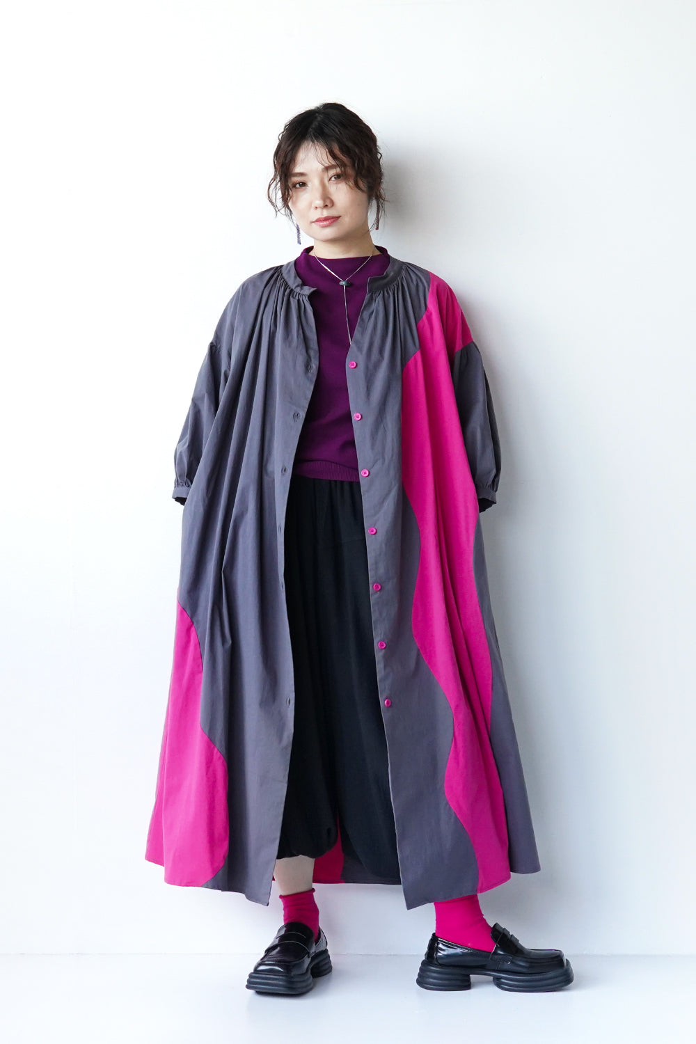 SPORTMAX カラーブロック シルクワンピース 36 新品 ドラマ着用商品】カラーブロックスリップワンピース(ワンピース
